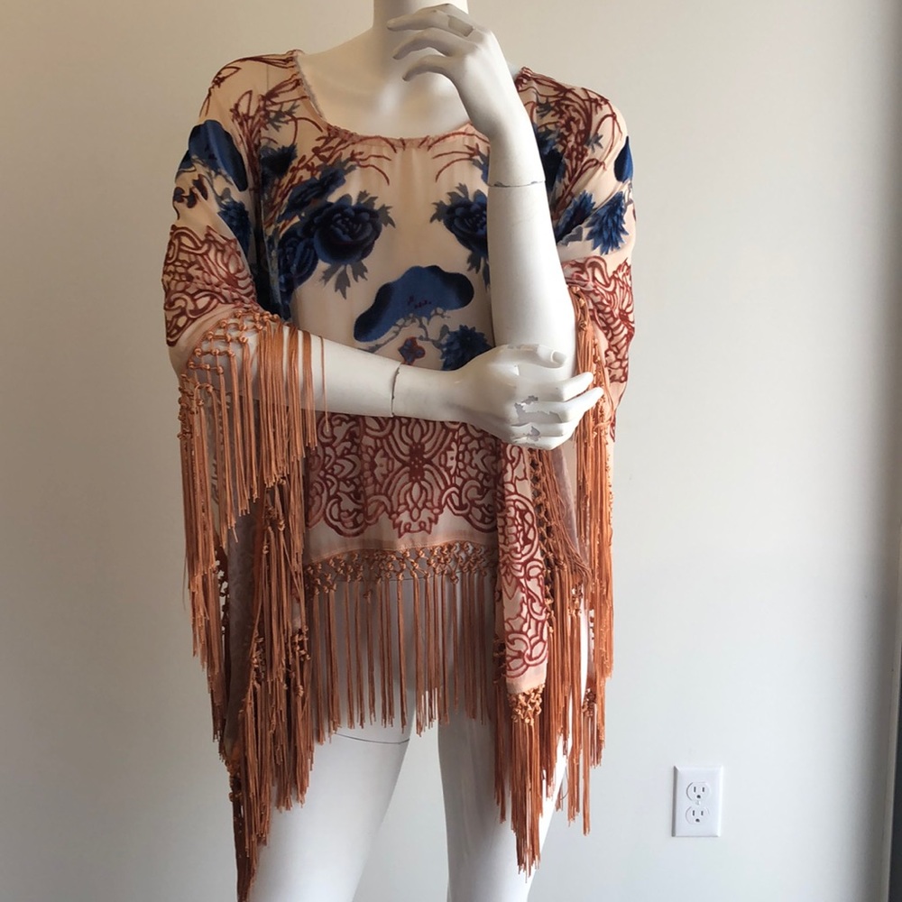 Joseph Ribkoff one size poncho # 194916